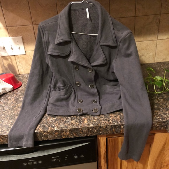 Tresics Jackets & Blazers - 2/for $25 Gray Pea Coat Cropped